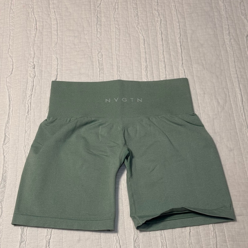 NVGTN Women's Mint Green Pro Seamless Shorts